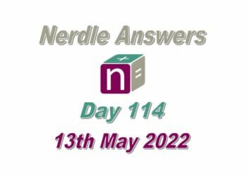 Daily Nerdle 114 - May 13th, 2022
