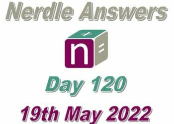 Daily Nerdle 120 - May 19th, 2022