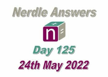 Daily Nerdle 125 - May 24th, 2022