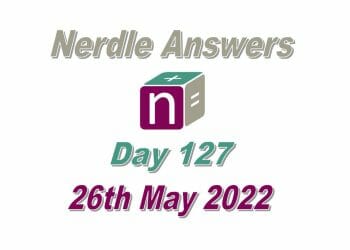 Daily Nerdle 127 - May 26th, 2022