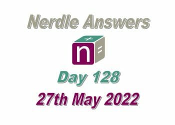 Daily Nerdle 128 - May 27th, 2022
