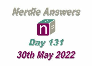 Daily Nerdle 131 - May 30th, 2022