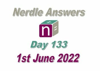 Daily Nerdle 133 - June 1st, 2022