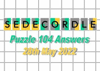 Daily Sedecordle 114 - May 28th 2022