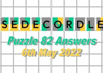 Daily Sedecordle 82 - May 6th 2022