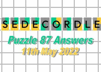 Daily Sedecordle 87 - May 11th 2022
