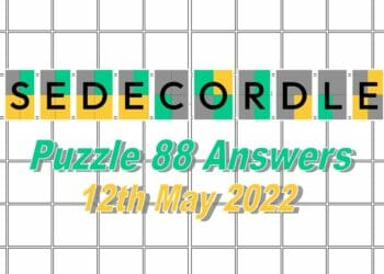 Daily Sedecordle 88 - May 12th 2022