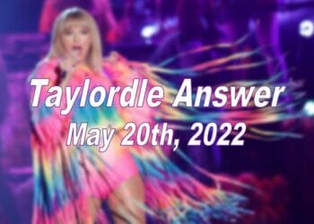 Daily Taylordle - 20th May 2022