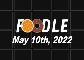 Foodle Answer Today - 10th May 2022