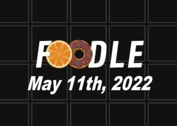 Foodle Answer Today - 11th May 2022