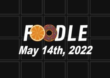 Foodle Answer Today - 14th May 2022