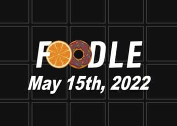 Foodle Answer Today - 15th May 2022
