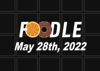 Foodle Answer Today - 28th May 2022