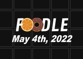 Foodle Answer Today - 4th May 2022