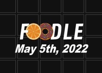 Foodle Answer Today - 5th May 2022