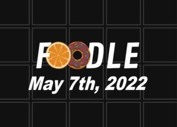 Foodle Answer Today - 7th May 2022