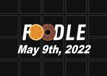 Foodle Answer Today - 9th May 2022