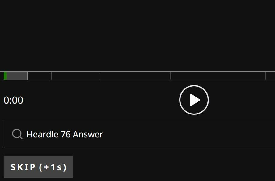 Heardle May 12th Answer Song of the Day 76 Hints Today