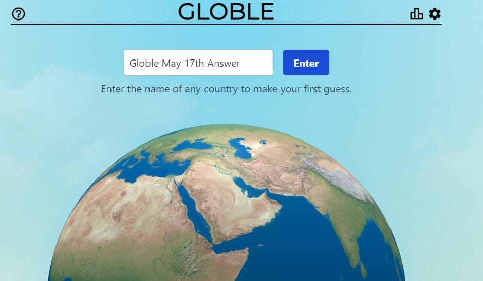 May 17 Globle World Game Answer Today Hint