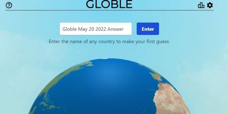 May 20 Globle World Game Answer Today Hint