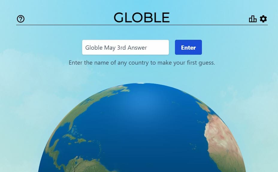 May 3 Globle World Game Answer Today Hint