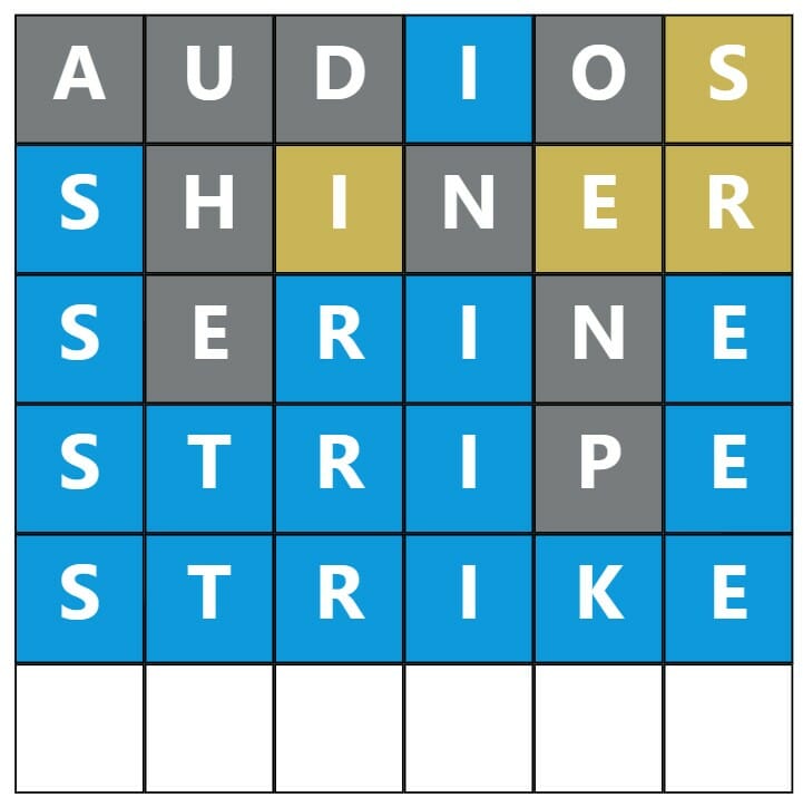 Word Hurdle 240 Afternoon Answer - 18th May 2022