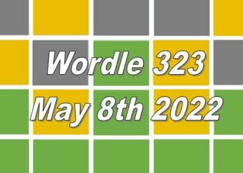 Wordle 323 - May 8th 2022