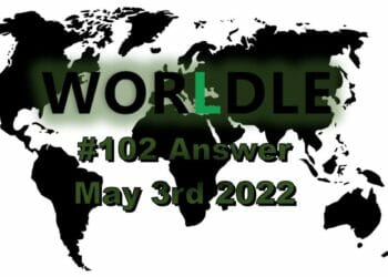 Worldle 102 - May 3rd 2022