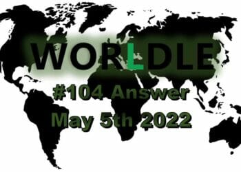 Worldle 104 - May 5th 2022