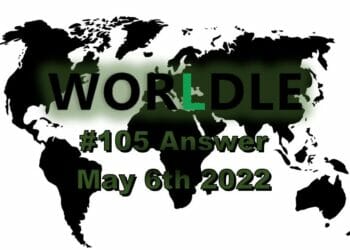 Worldle 105 - May 6th 2022