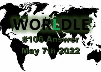 Worldle 106 - May 7th 2022