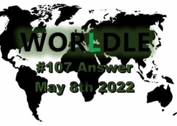 Worldle 107 - May 8th 2022