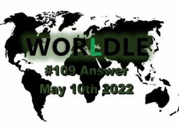 Worldle 109 - May 10th 2022