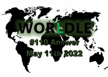 Worldle 110 - May 11th 2022