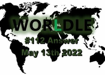 Worldle 112 - May 13th 2022