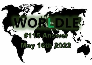 Worldle 115 - May 16th 2022