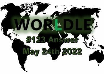 Worldle 123 - May 24th 2022