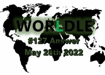 Worldle 127 - May 28th 2022