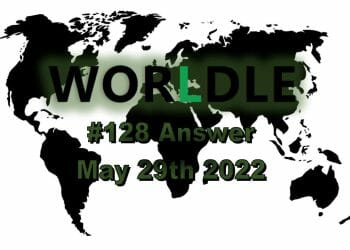 Worldle 128 - May 29th 2022