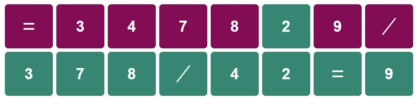 Bonus Instant Nerdle Answer - Tweeted 6th June 2022
