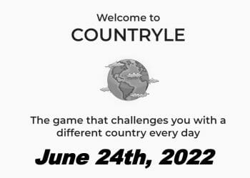 Countryle Answer - June 24th 2022