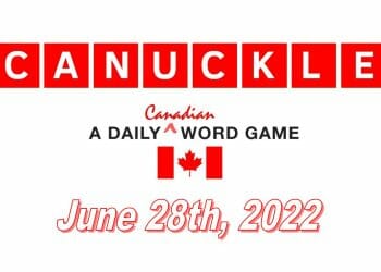Daily Canuckle Answer for 28th June 2022