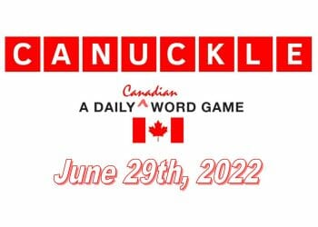 Daily Canuckle Answer for 29th June 2022