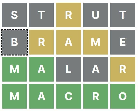 Daily Crosswordle 146 Answer - 14th June 2022