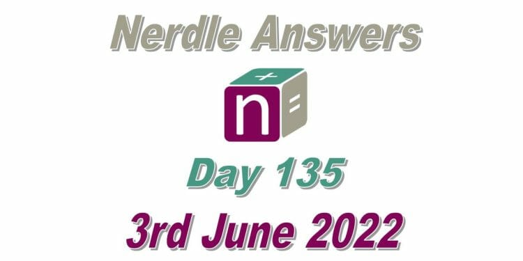 Daily Nerdle 135 - June 3rd, 2022