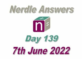 Daily Nerdle 139 - June 7th, 2022