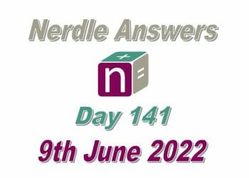 Daily Nerdle 141 - June 9th, 2022