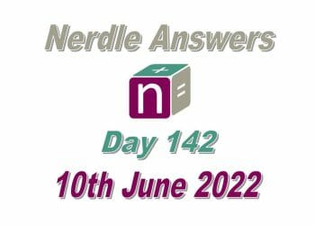 Daily Nerdle 142 - June 10th, 2022