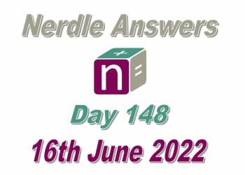 Daily Nerdle 148 - June 16th, 2022