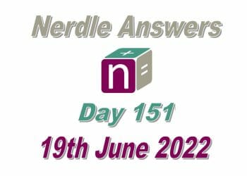 Daily Nerdle 151 - June 19th, 2022